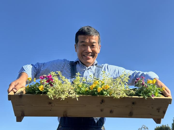 高校生とつくる花みどりイベント