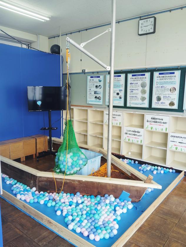 楽しみながら体験学習できる「淡路島の海 の恵み」展示室