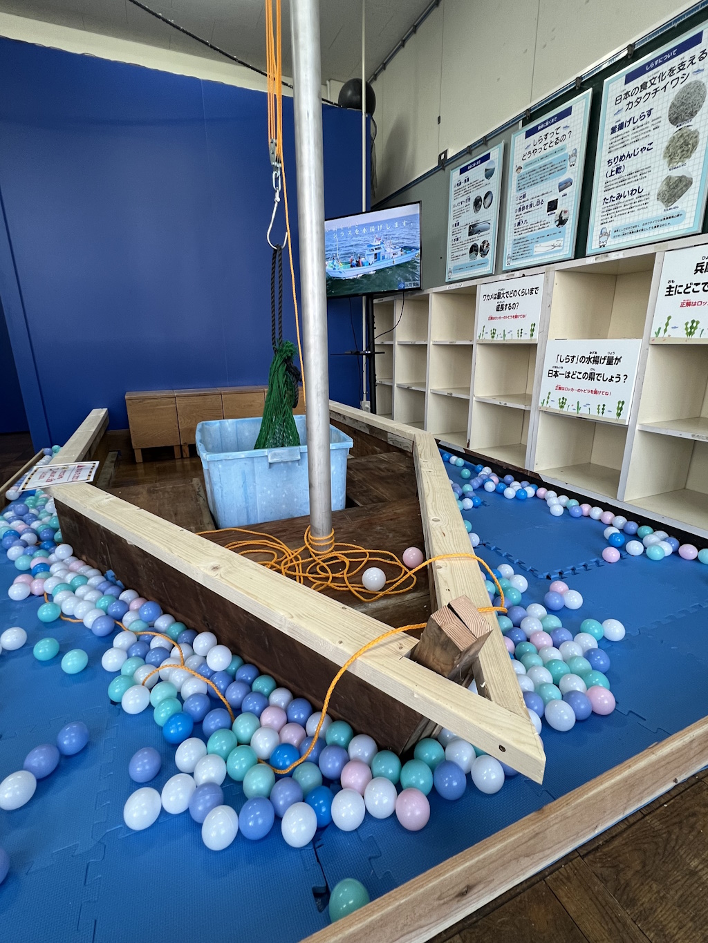 楽しみながら体験学習できる「淡路島の海 の恵み」展示室